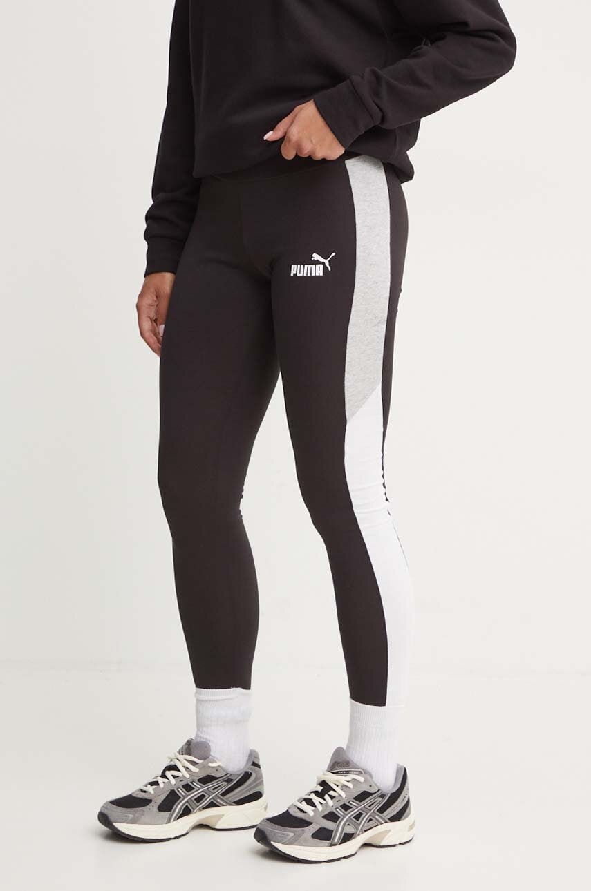Puma colanti femei, culoarea negru, modelator, 681648