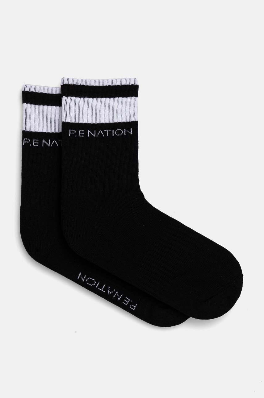P.E Nation sosete Homage femei, culoarea negru, 243A416 P.E Nation sosete Homage femei, culoarea negru, 243A416