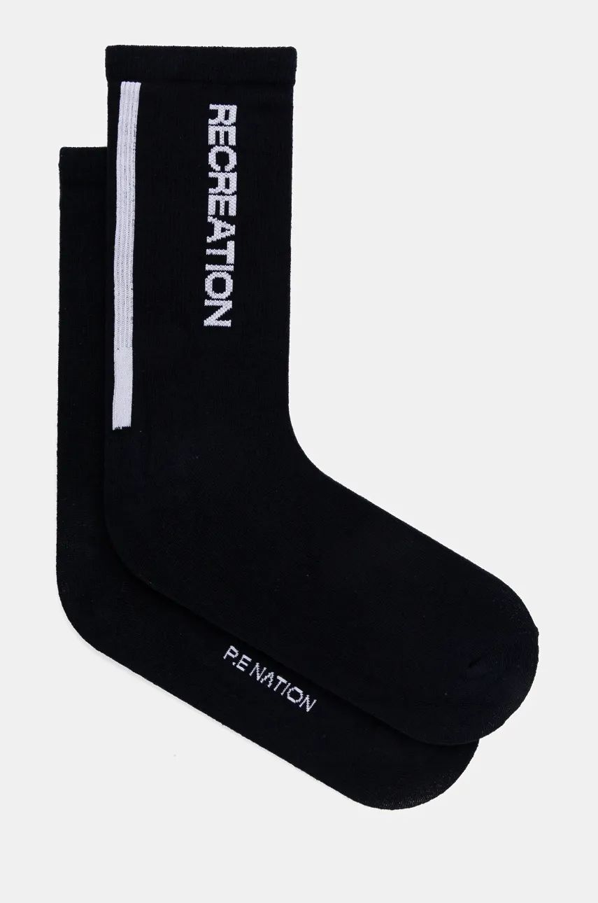 P.E Nation sosete Anthem Sock femei, culoarea albastru marin, 243A425