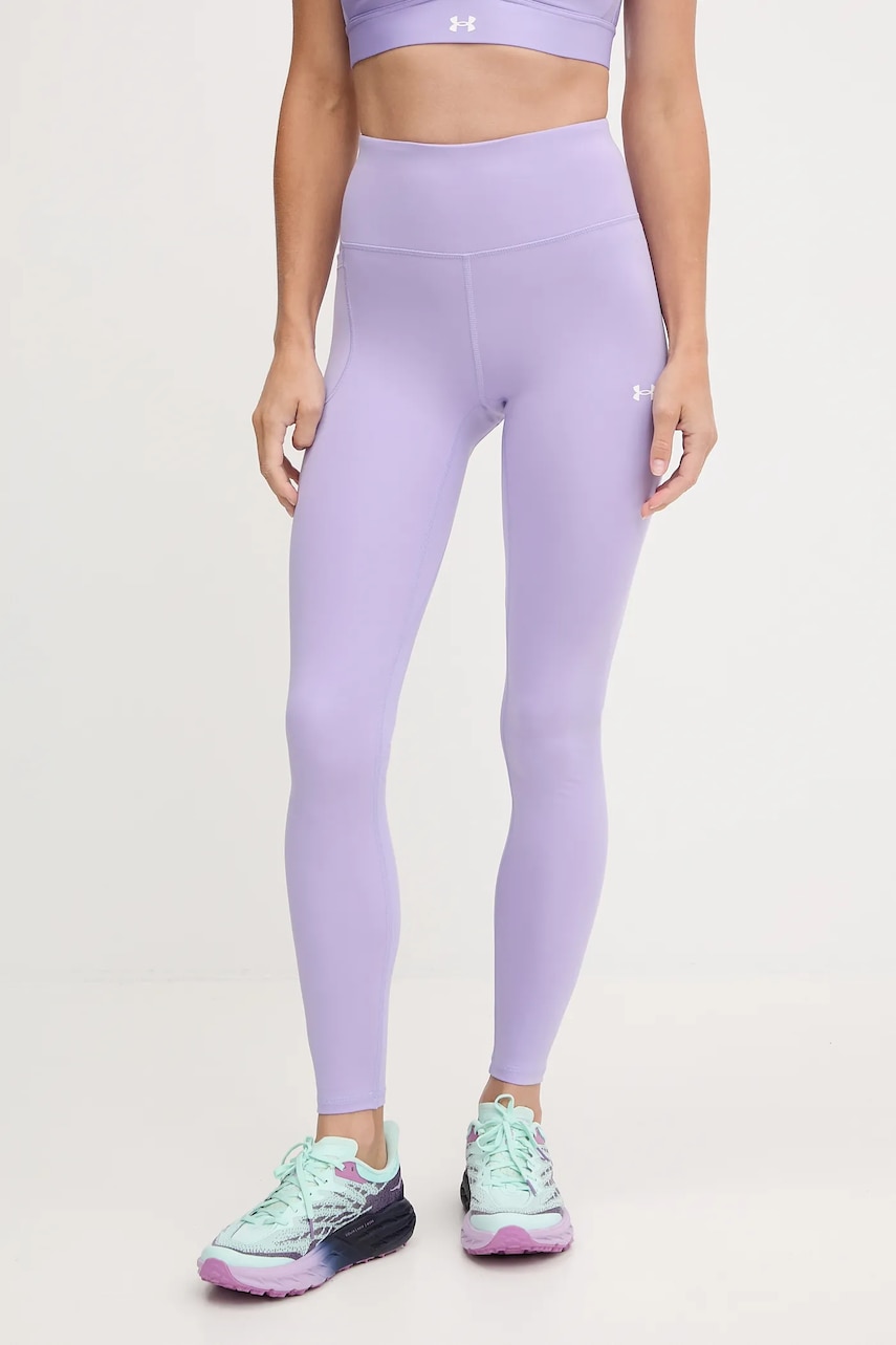 Under Armour leggins de antrenament Motion EMEA culoarea negru, uni, 1388649