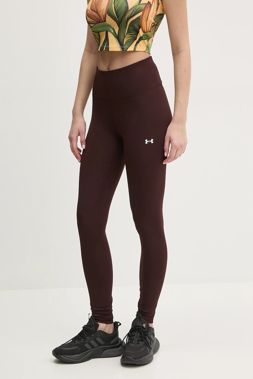 Under Armour leggins de antrenament Motion EMEA culoarea negru, uni, 1388649