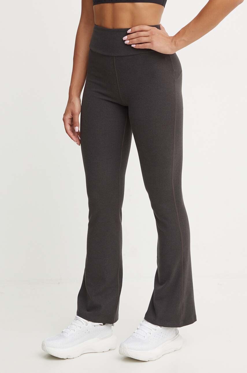 Levně Tréninkové legíny Calvin Klein Performance černá barva, melanžové, 00GWF4L609