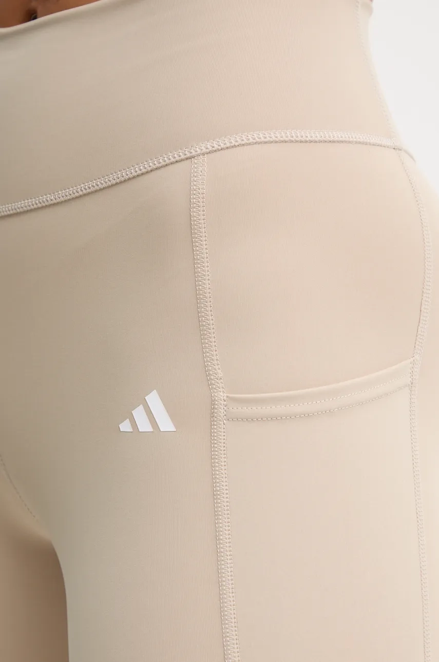 Pajkice Za Vadbo Adidas Performance Optime Bež Barva, IX0221