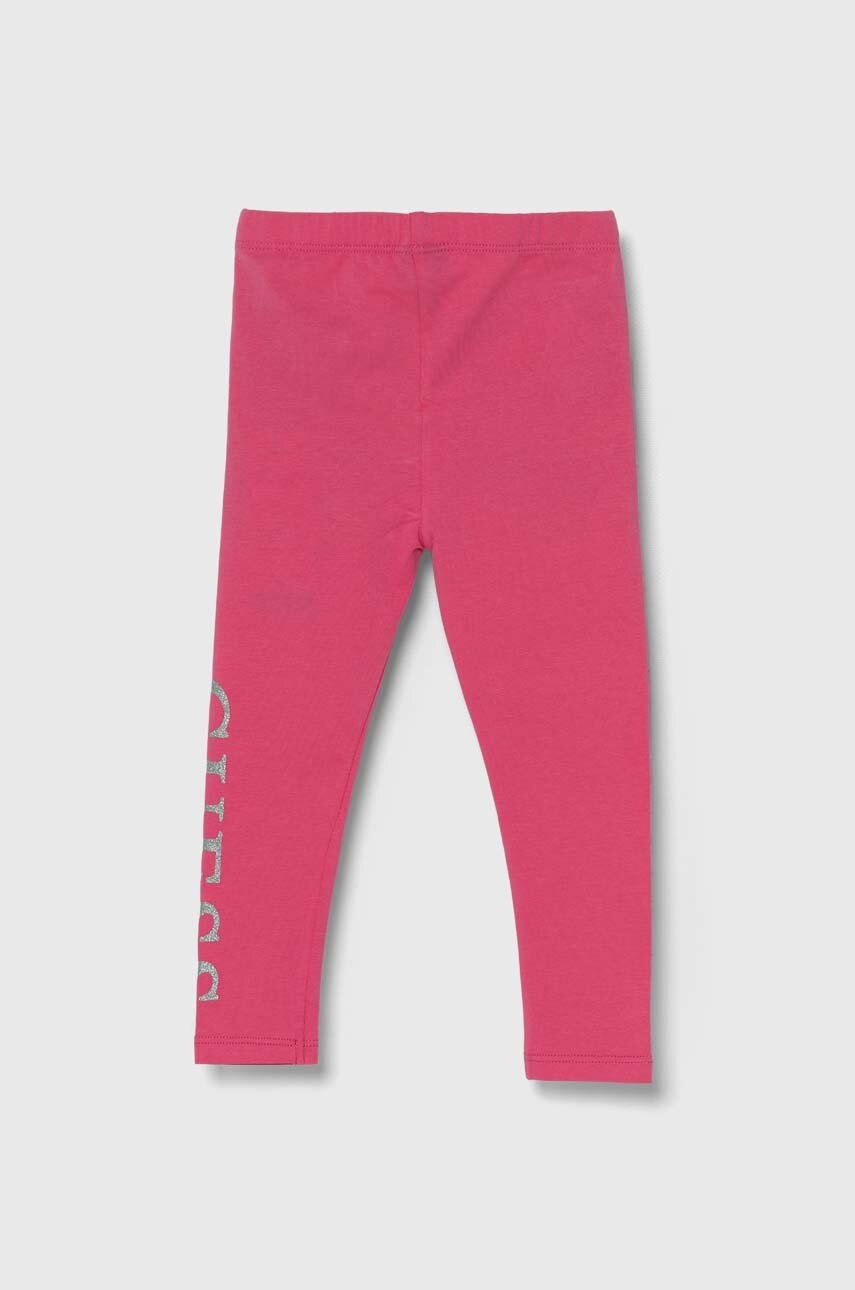 Дитячі легінси Guess колір рожевий з принтом K3YB01 K82K0
