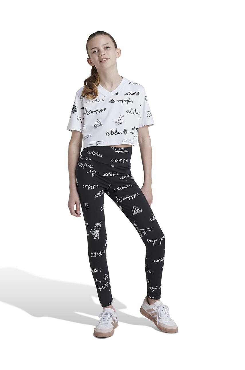 

Детски клин adidas JG BLUV TIG в черно с десен IV9450, Черен