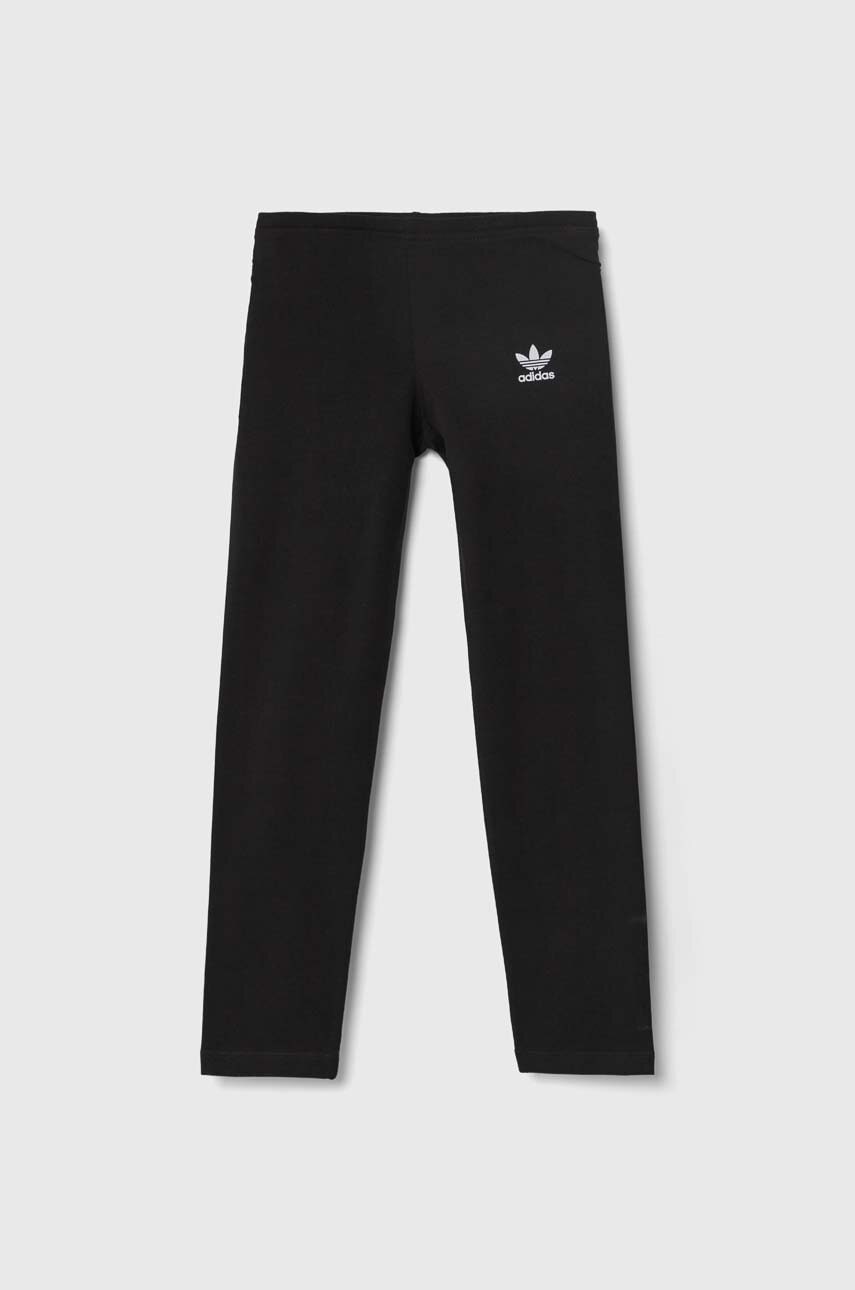Детские леггинсы adidas Originals цвет чёрный однотонные IW3504