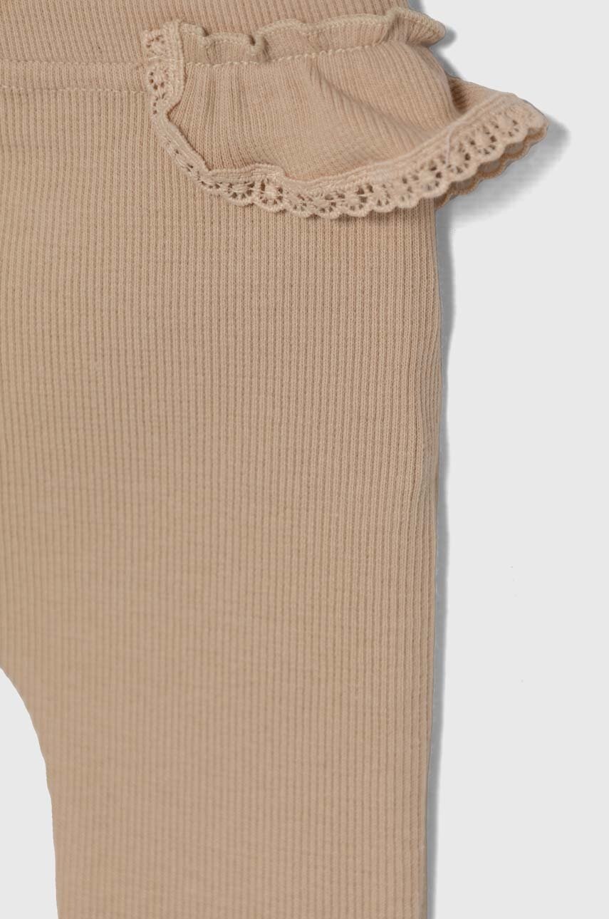 Jamiks baba legging AZARA bézs, sima, JZH022 termék 2. képe