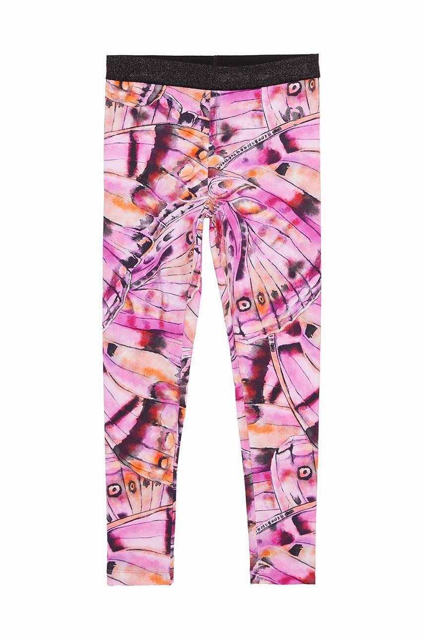 Дитячі легінси Desigual колір фіолетовий візерунок 24WGKK05