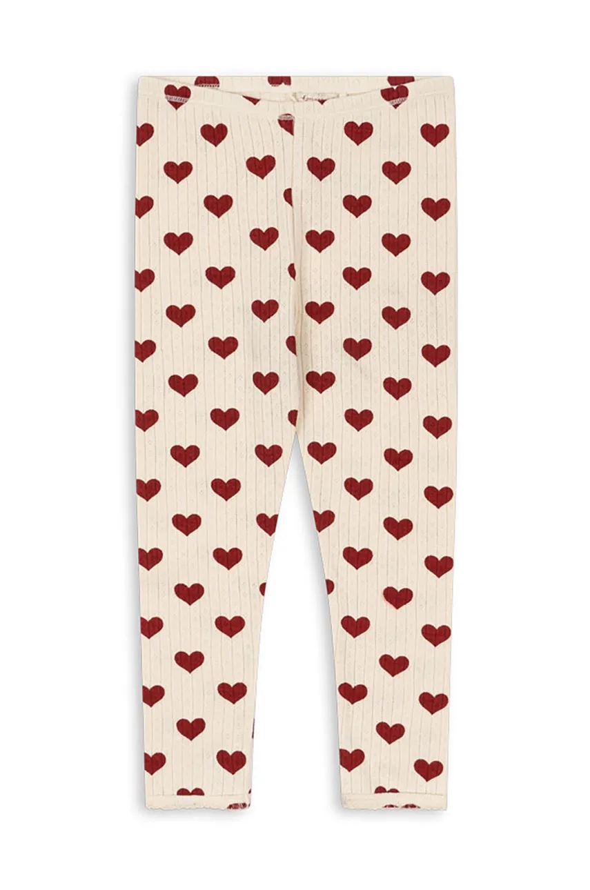 

Детски памучен клин Konges Sløjd MINNIE PANTS GOTS в бежово с изчистен дизайн KS101612, Бежов
