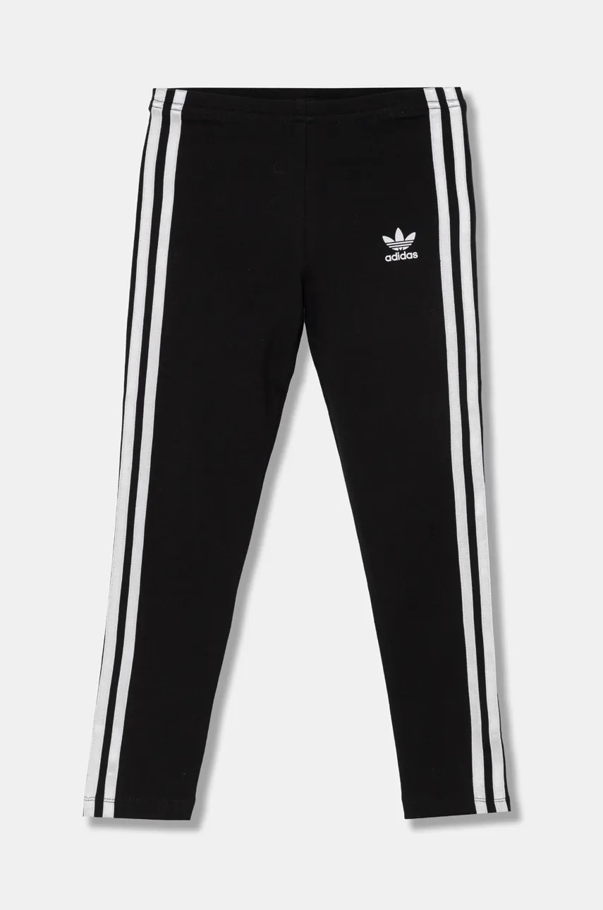 Брюки adidas Originals LEGGINGS цвет чёрный с узором IY7475 Брюки adidas Originals LEGGINGS цвет чёрный с узором IY7475
