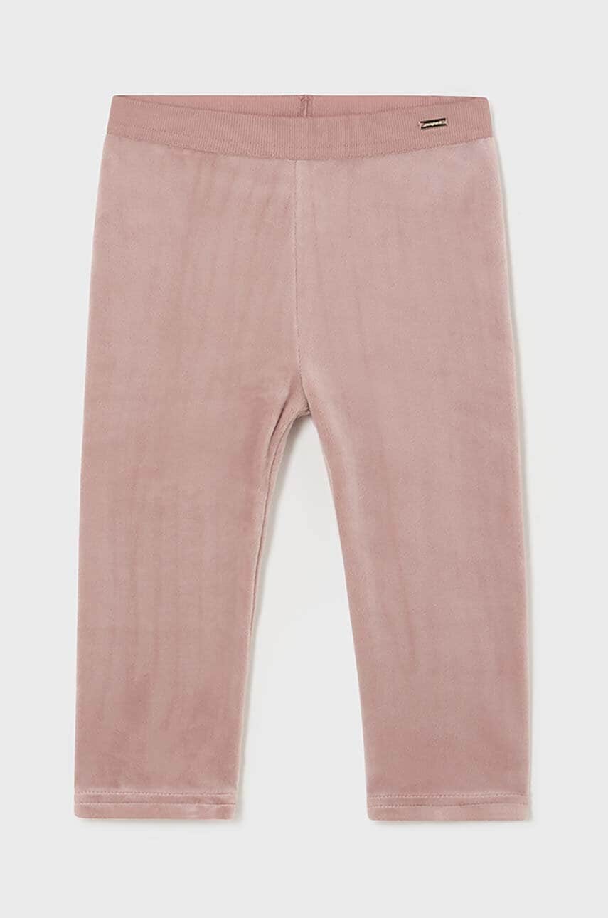 Mayoral leggins copii culoarea roz, neted, 727 Mayoral leggins copii culoarea roz, neted, 727
