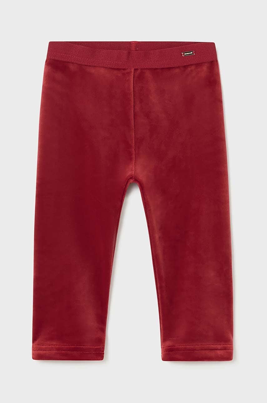 Mayoral leggins copii culoarea rosu, neted, 727 Mayoral leggins copii culoarea rosu, neted, 727