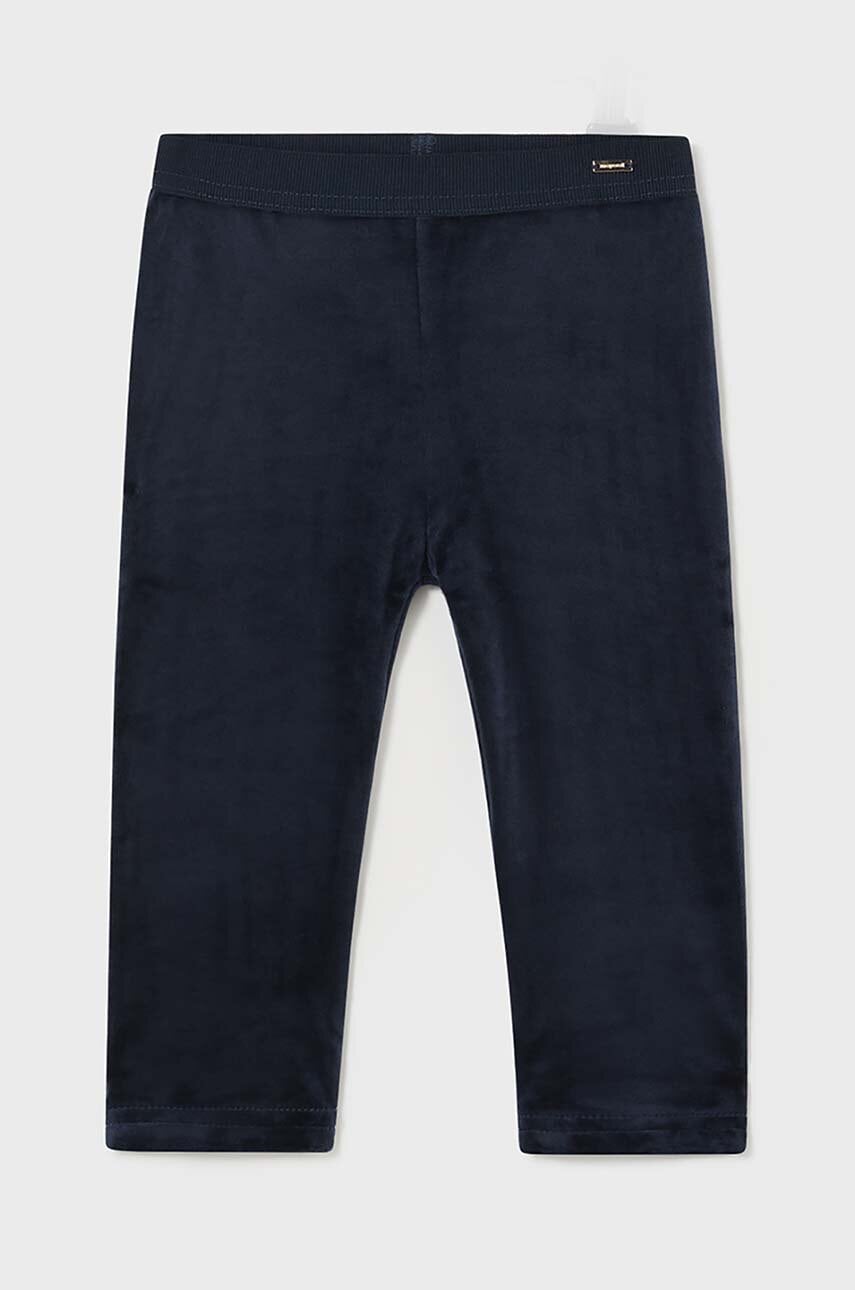Mayoral leggins copii culoarea albastru marin, neted, 727 Mayoral leggins copii culoarea albastru marin, neted, 727