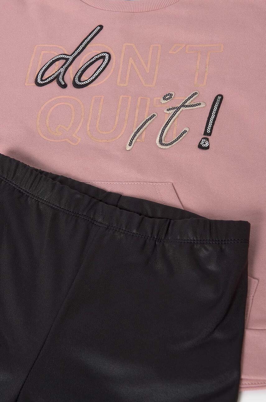 Детская кофта и леггинсы Mayoral цвет чёрный 7753 Детская кофта и леггинсы Mayoral цвет чёрный 7753