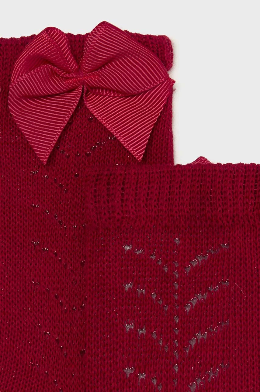 Детские подколенки Mayoral цвет бордовый 10759