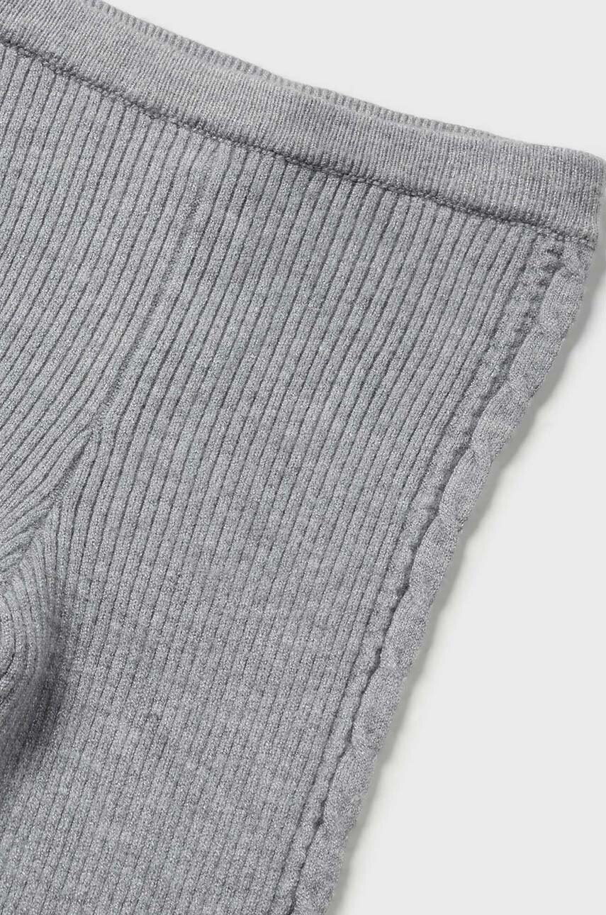 Детские леггинсы Mayoral цвет серый однотонные 10764