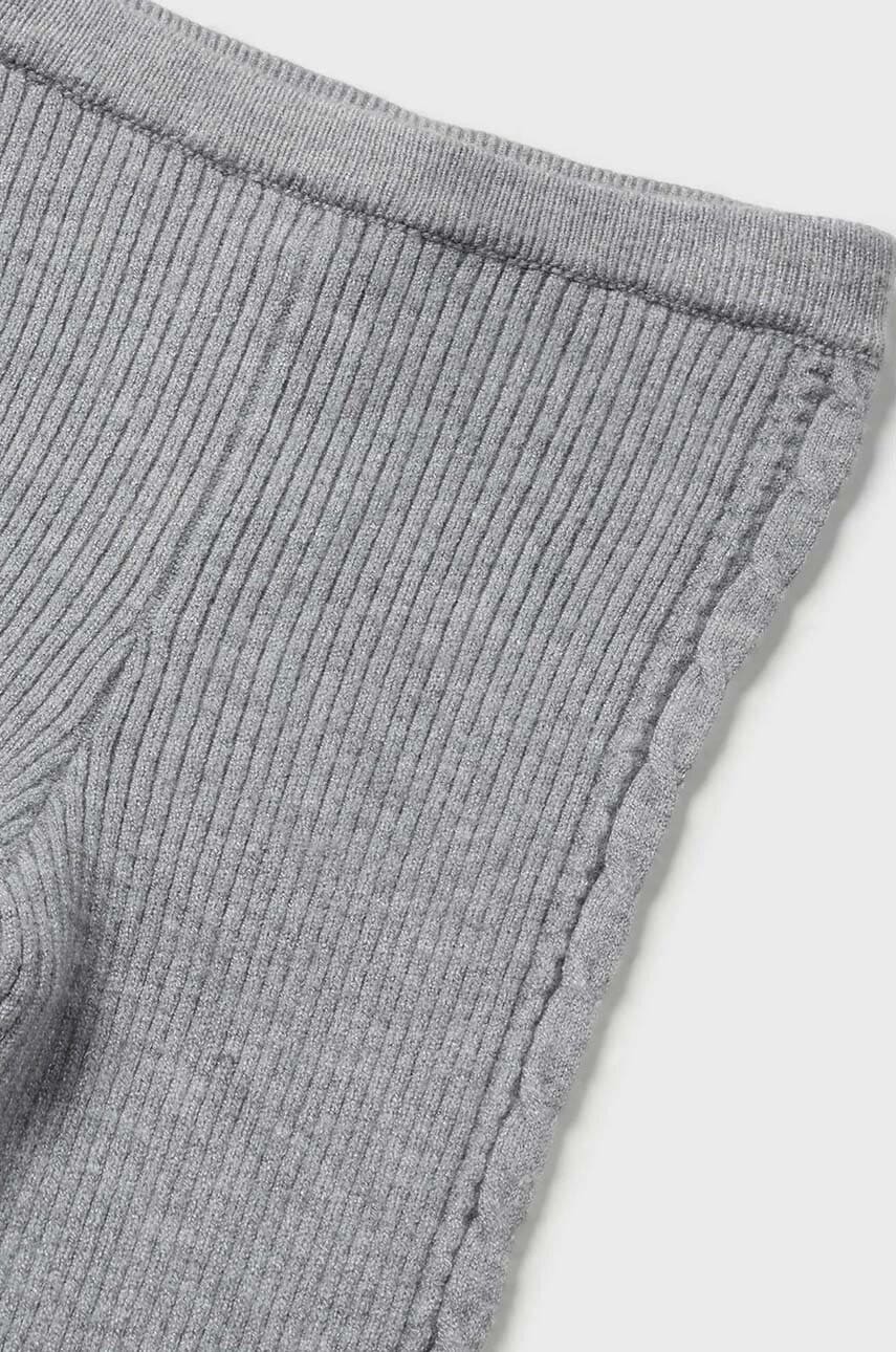 Детские леггинсы Mayoral цвет серый однотонные 10764 Детские леггинсы Mayoral цвет серый однотонные 10764
