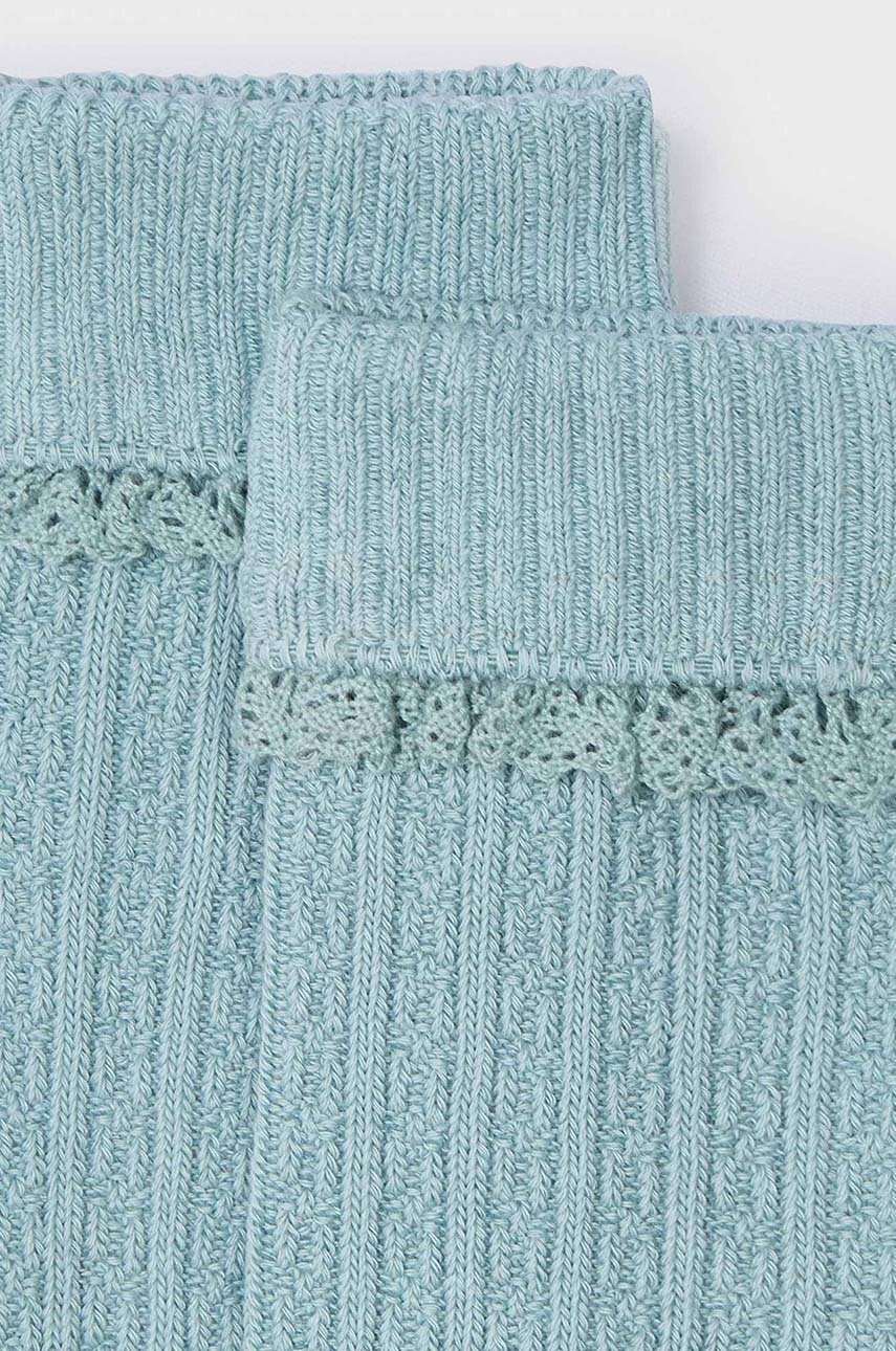 Дитячі шкарпетки Mayoral колір бірюзовий 10807