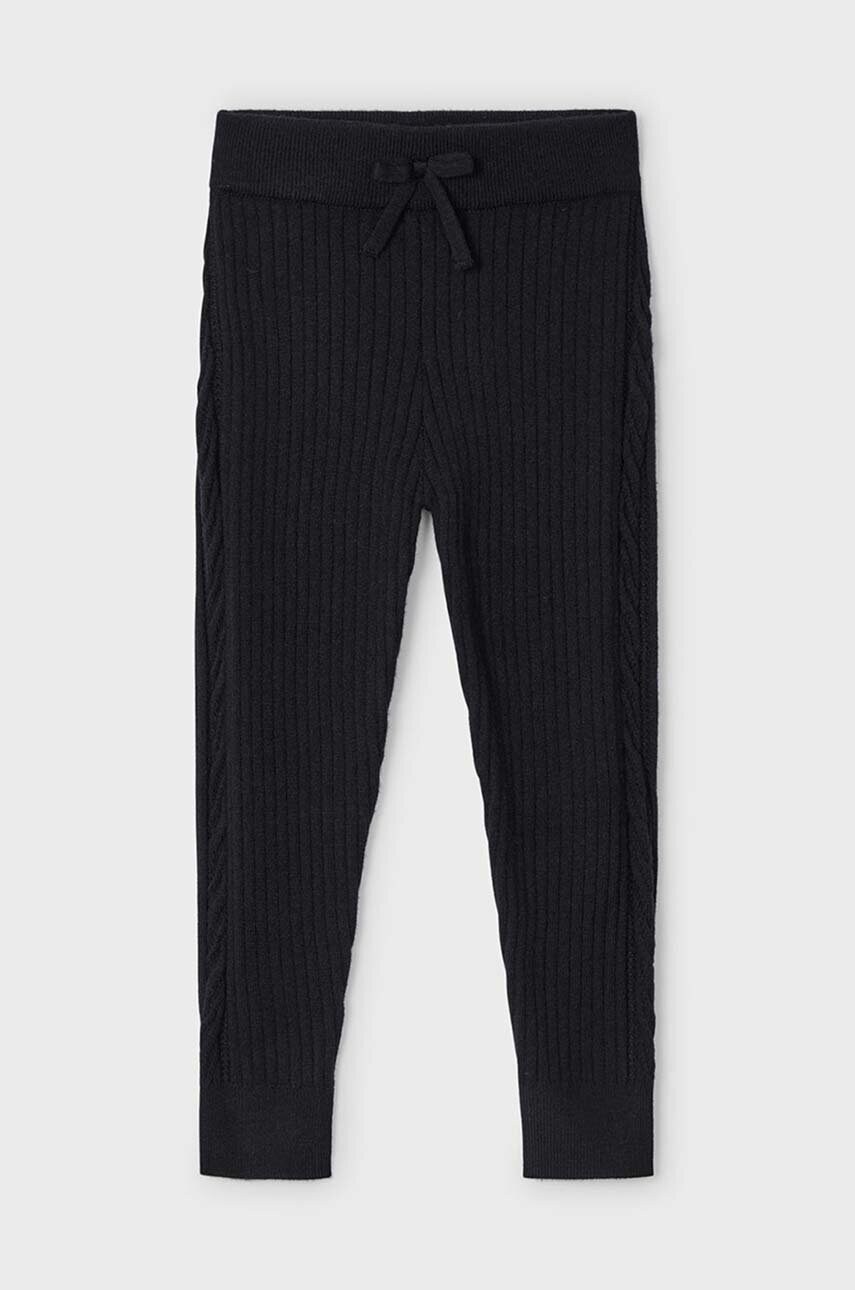 Mayoral leggins copii culoarea negru, neted, 10812