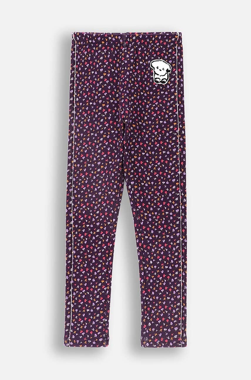 Coccodrillo leggins copii culoarea violet, modelator, ACADEMY GIRL KIDS Coccodrillo leggins copii culoarea violet, modelator, ACADEMY GIRL KIDS