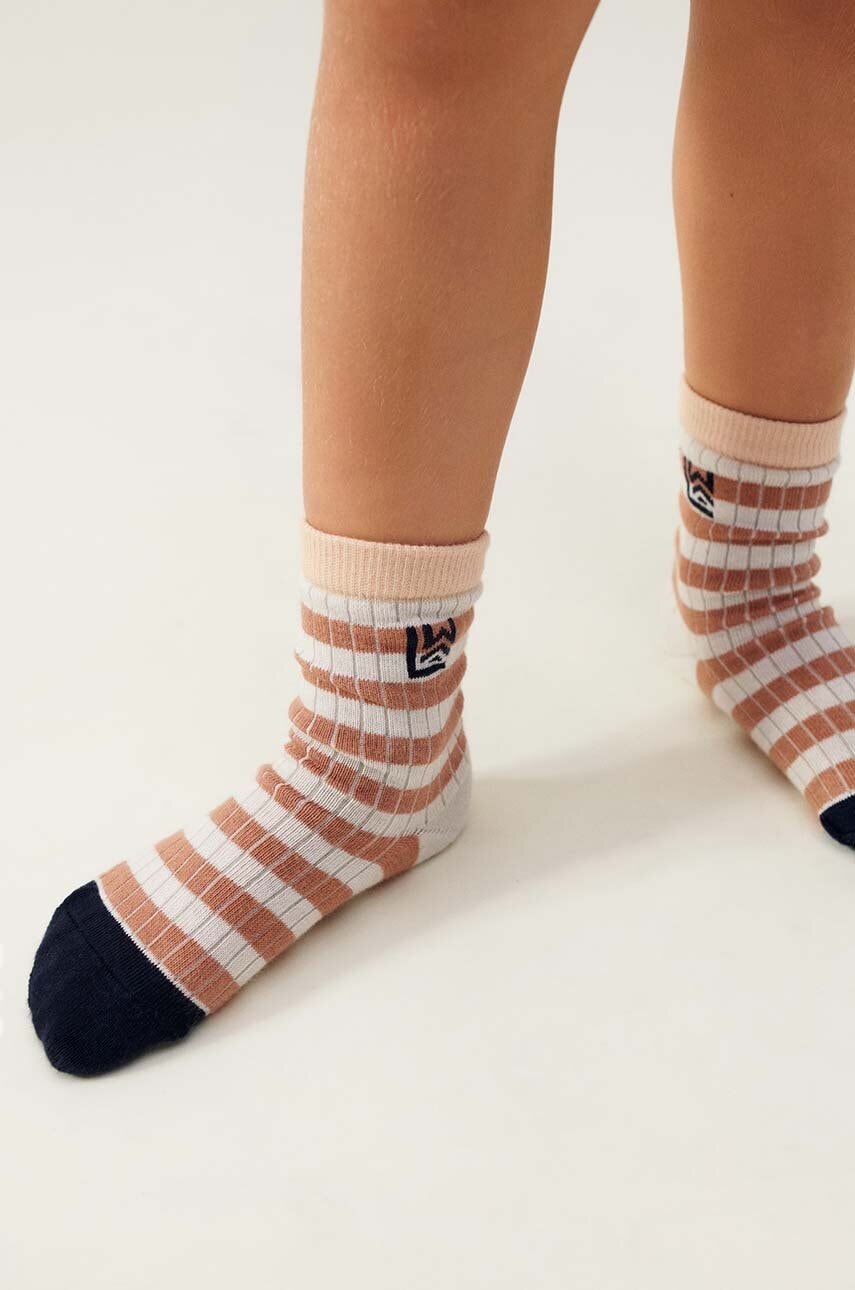 Дитячі шкарпетки Liewood Silas Socks 3-Pack 3-pack колір рожевий LW15118 Дитячі шкарпетки Liewood Silas Socks 3-Pack 3-pack колір рожевий LW15118