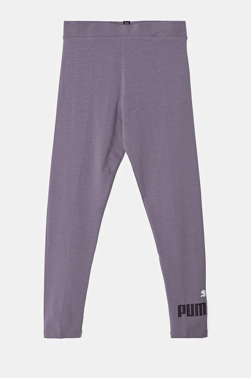 

Детски клин Puma ESS Logo Leggings в лилаво с принт 671133, Виолетов