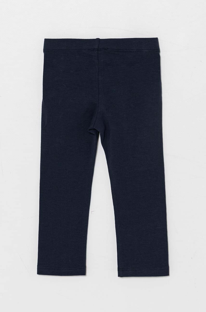 Детские леггинсы Kenzo Kids цвет синий однотонные K60656