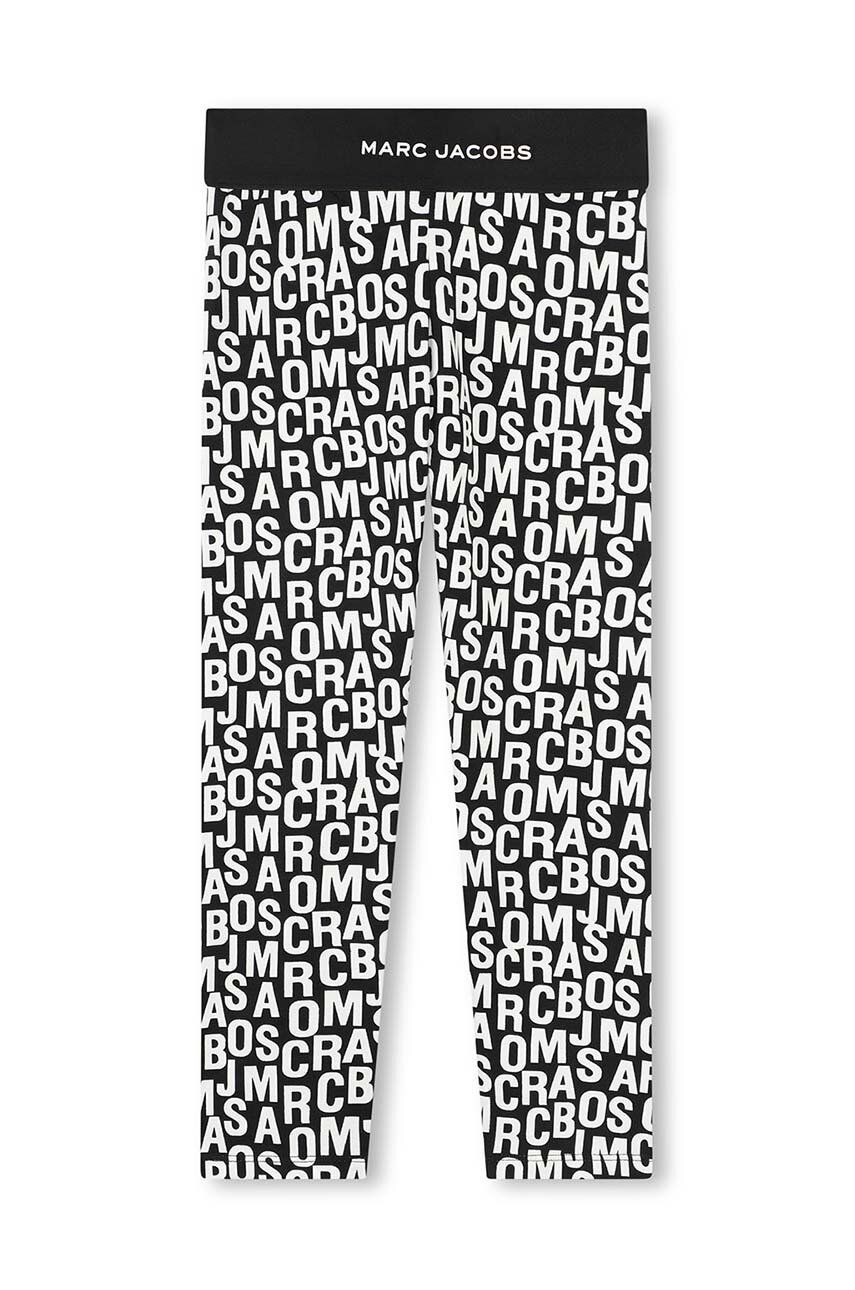 Marc Jacobs leggins copii culoarea negru, modelator, W60245