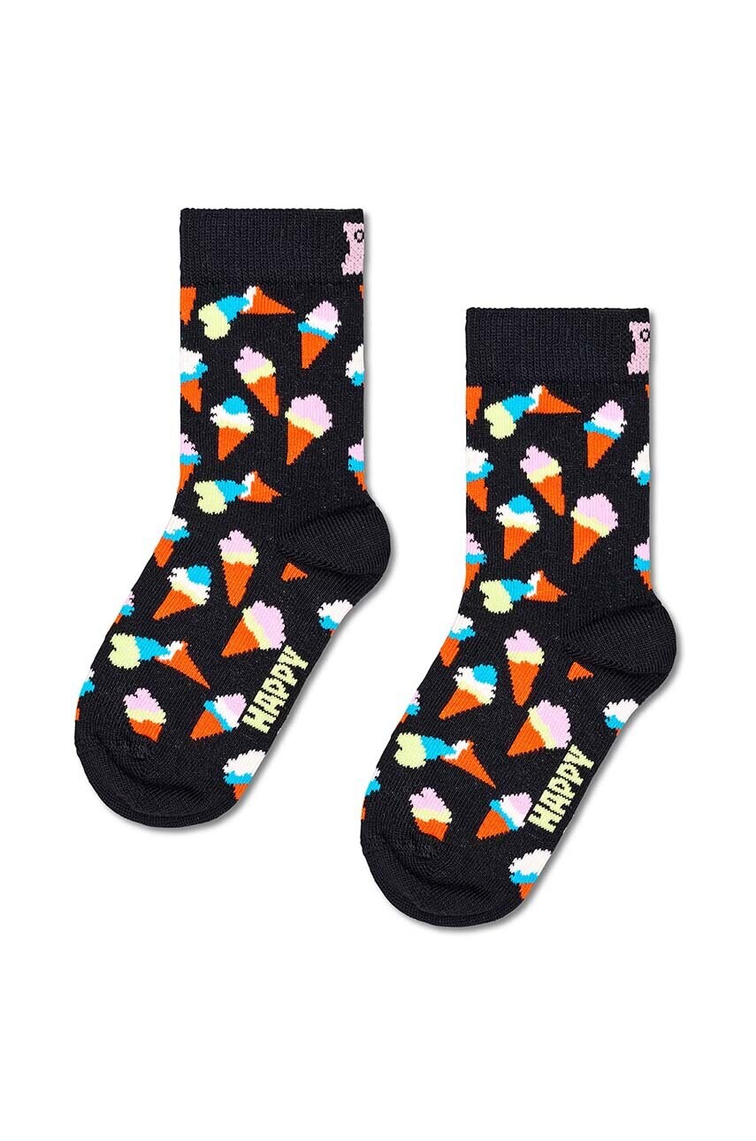

Детски чорапи Happy Socks Kids Ice Cream Sock в черно P001452, Черен