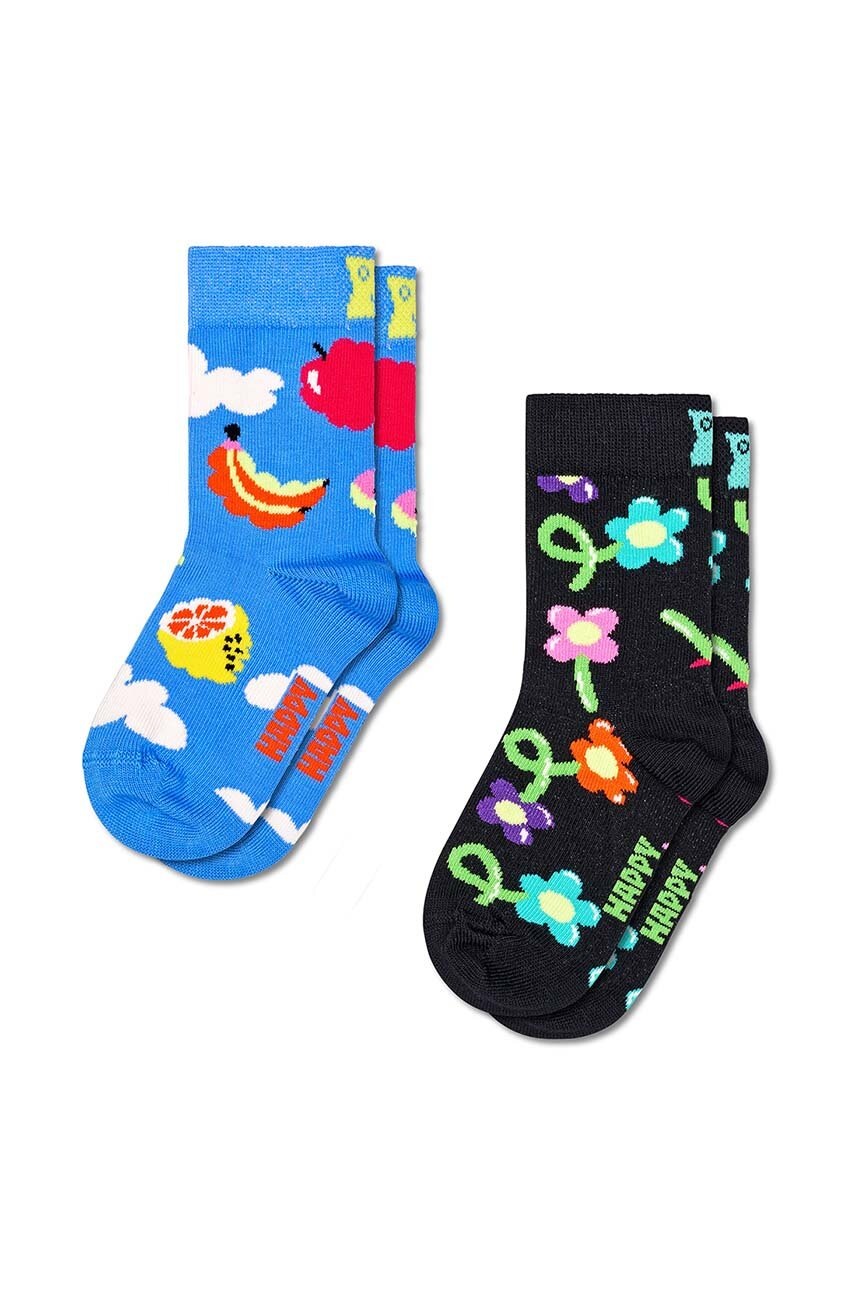 

Детски чорапи Happy Socks Kids 2-Pack Cloudy Fruit Socks (2 чифта) в синьо P001473, Син