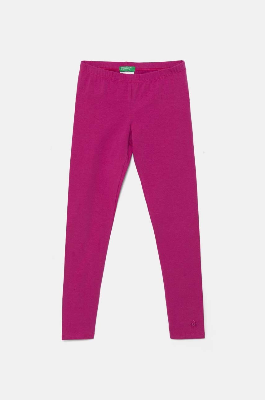 

Детски клин United Colors of Benetton в розово с изчистен дизайн 3MT1CF02G, Розов