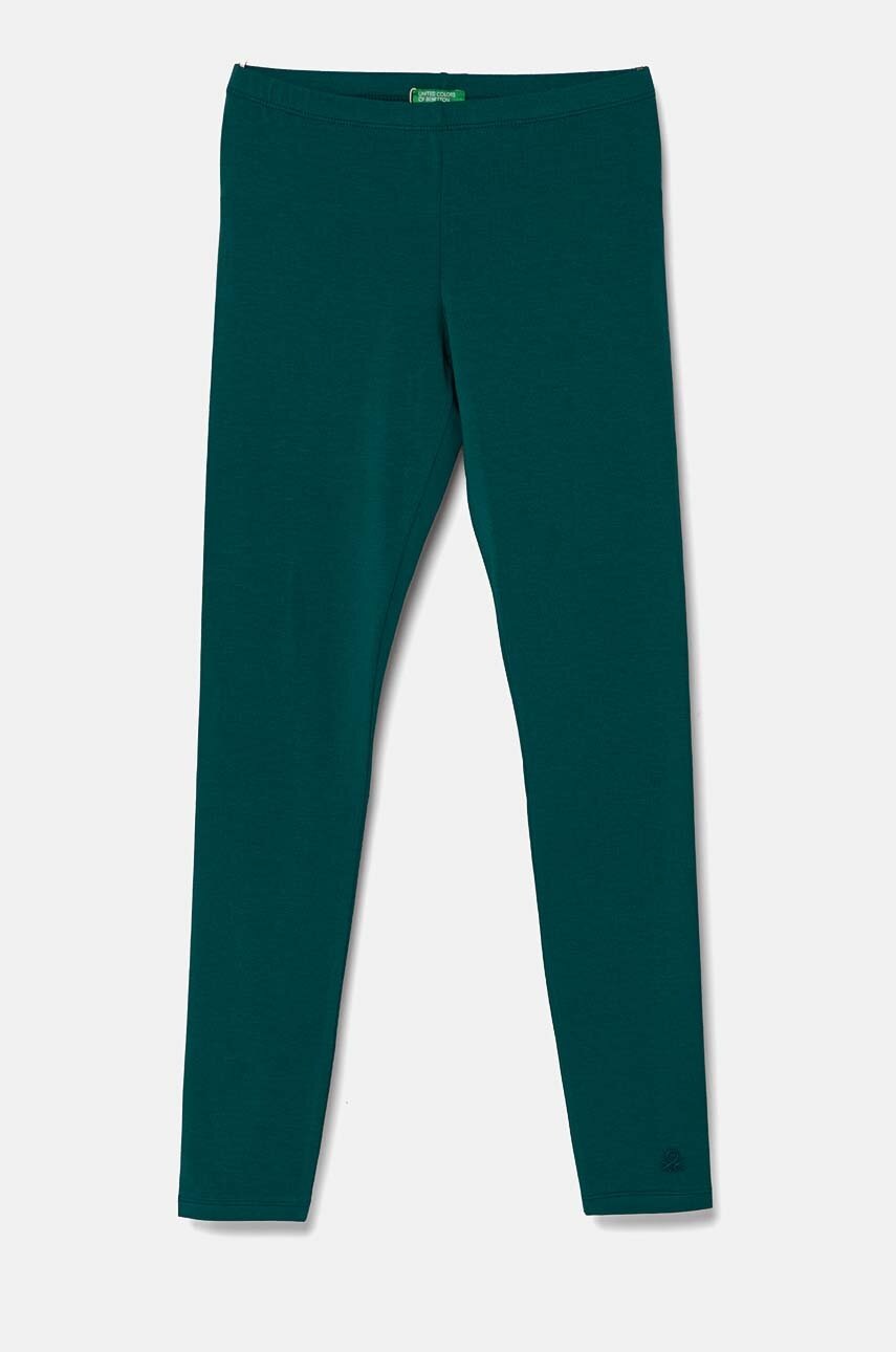 

Детски клин United Colors of Benetton в зелено с изчистен дизайн 3MT1CF02G, Зелен
