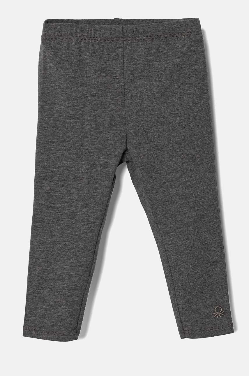 

Детски клин United Colors of Benetton в сиво с меланжов десен 3MT1GF01L, Сив