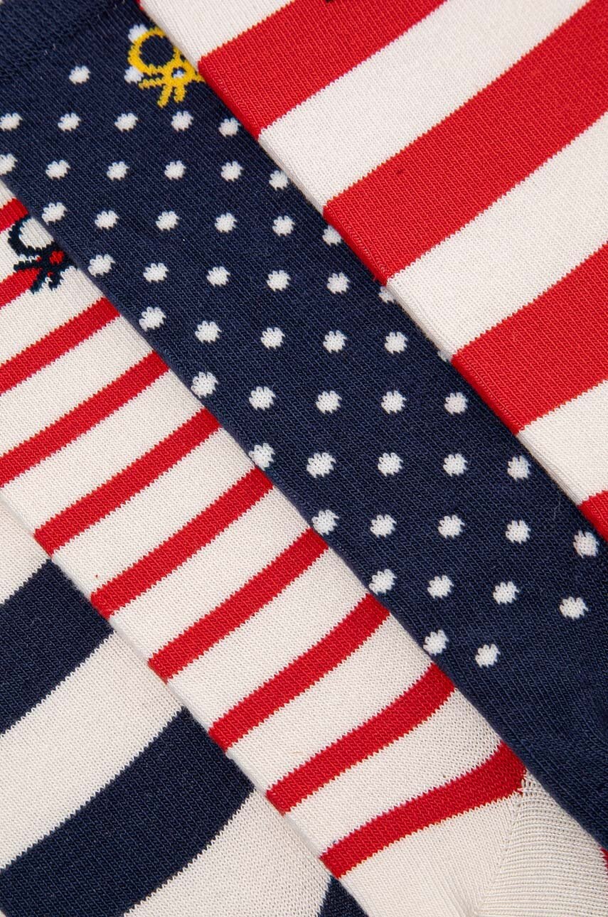 Детские носки United Colors of Benetton 4 шт цвет красный 6AO30703P