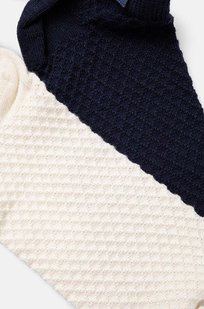 Дитячі шкарпетки United Colors of Benetton 3-pack колір синій 6AO30703A