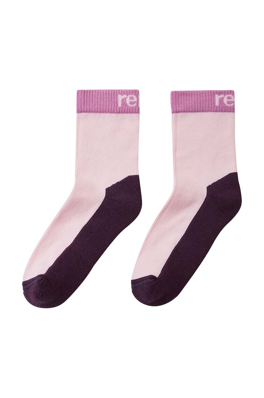 

Детски чорапи с вълна Reima Villalla в розово 5300051C, Розов