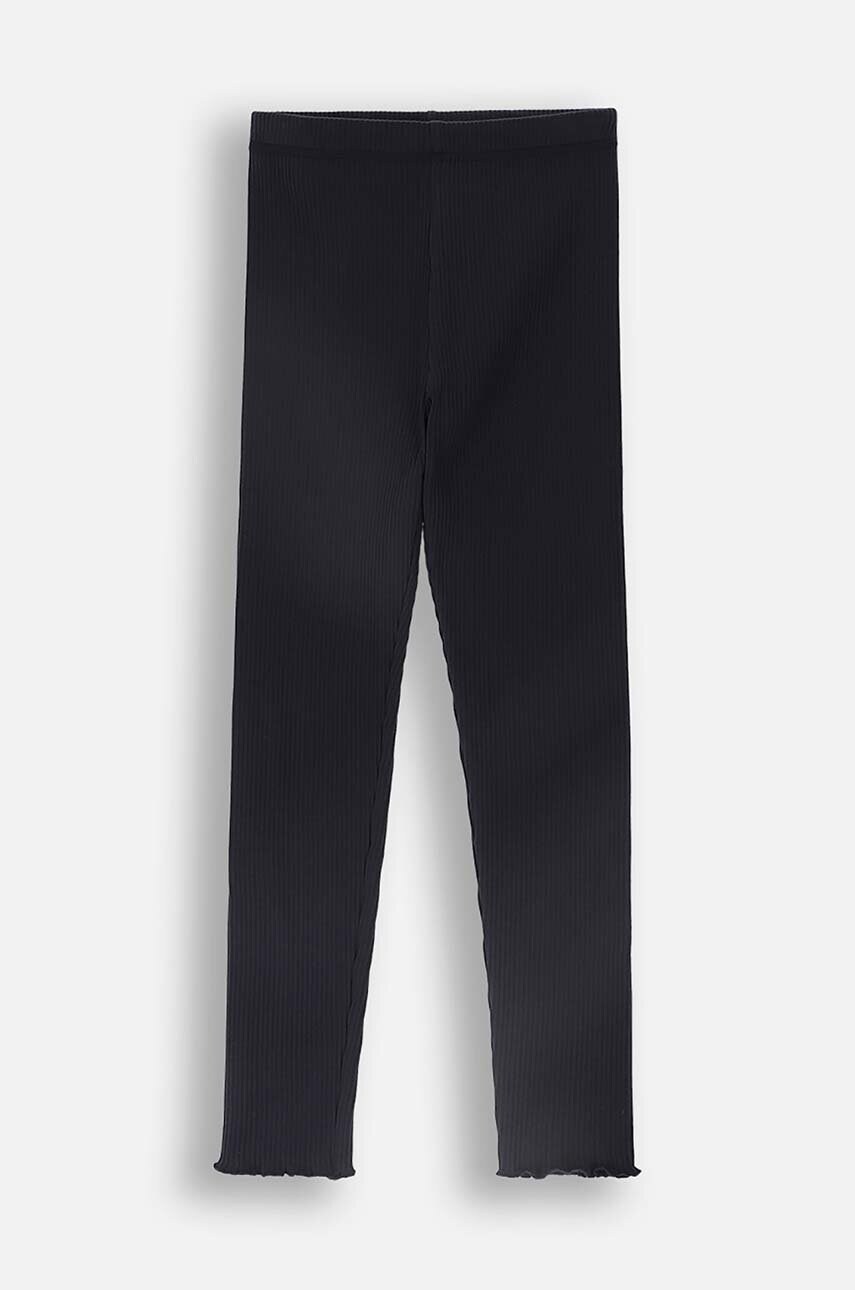 Coccodrillo leggins copii culoarea albastru marin, neted, EVERYDAY GIRL Coccodrillo leggins copii culoarea albastru marin, neted, EVERYDAY GIRL