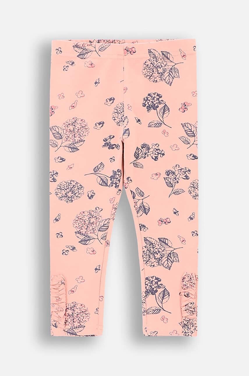 Coccodrillo leggins din bumbac pentru copii culoarea roz, modelator, FLOWERS GIRL NEWBORN Coccodrillo leggins din bumbac pentru copii culoarea roz, modelator, FLOWERS GIRL NEWBORN