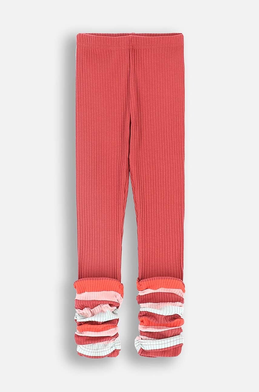 Coccodrillo leggins copii culoarea bordo, neted, RODEO GIRL KIDS
