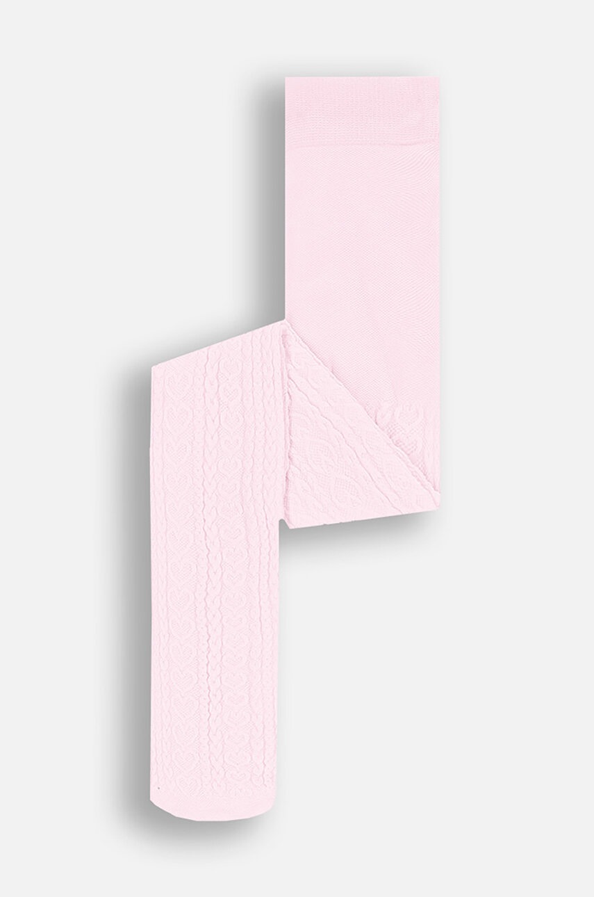 

Детски чорапогащи Coccodrillo в розово TIGHT MICROFIBRE COLORFUL, Розов