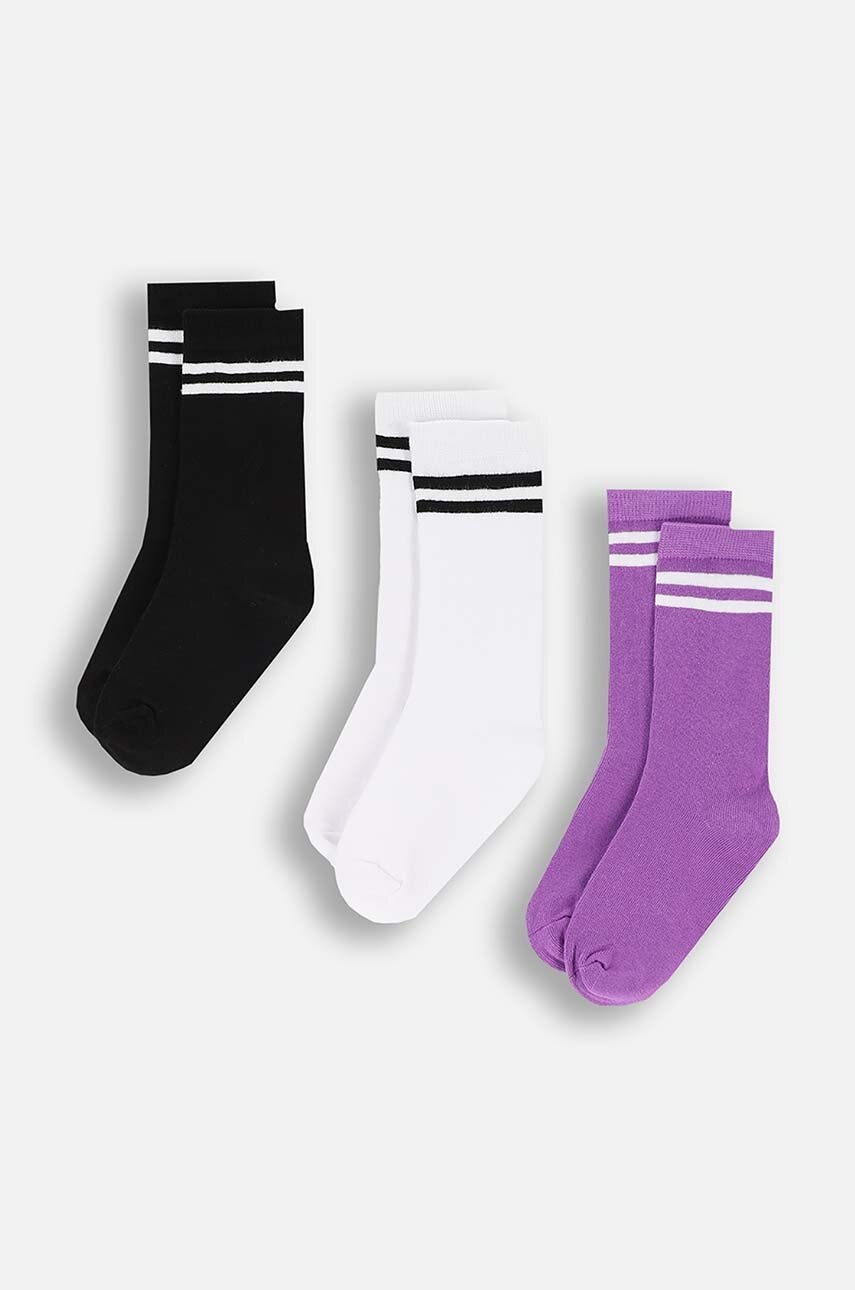

Детски чорапи Coccodrillo (3 чифта) в бяло BASIC SOCKS, Бял