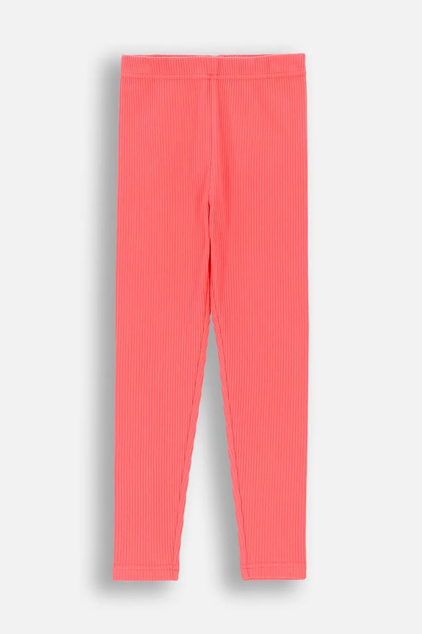 Coccodrillo leggins copii culoarea roz, neted, HEARTS GIRL KIDS Coccodrillo leggins copii culoarea roz, neted, HEARTS GIRL KIDS