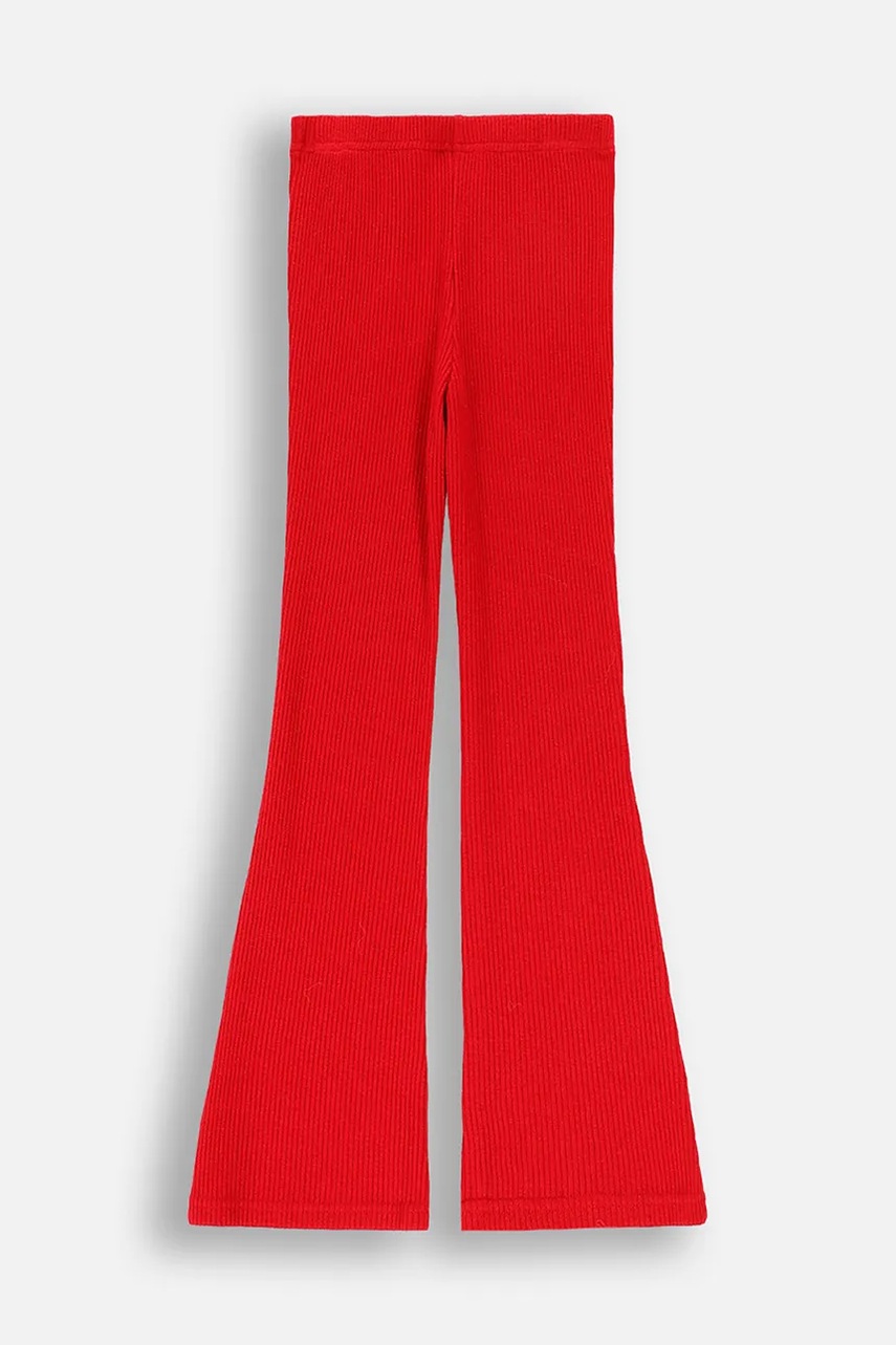 Дитячі легінси Coccodrillo колір червоний однотонні ELEGANT JUNIOR GIRL Дитячі легінси Coccodrillo колір червоний однотонні ELEGANT JUNIOR GIRL