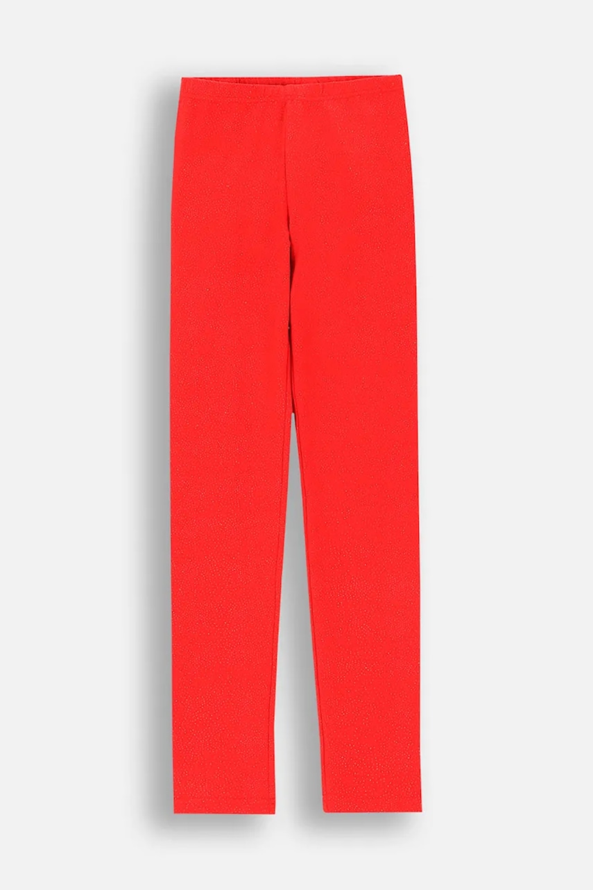Coccodrillo leggins copii culoarea rosu, neted, MERRY XMAS Coccodrillo leggins copii culoarea rosu, neted, MERRY XMAS