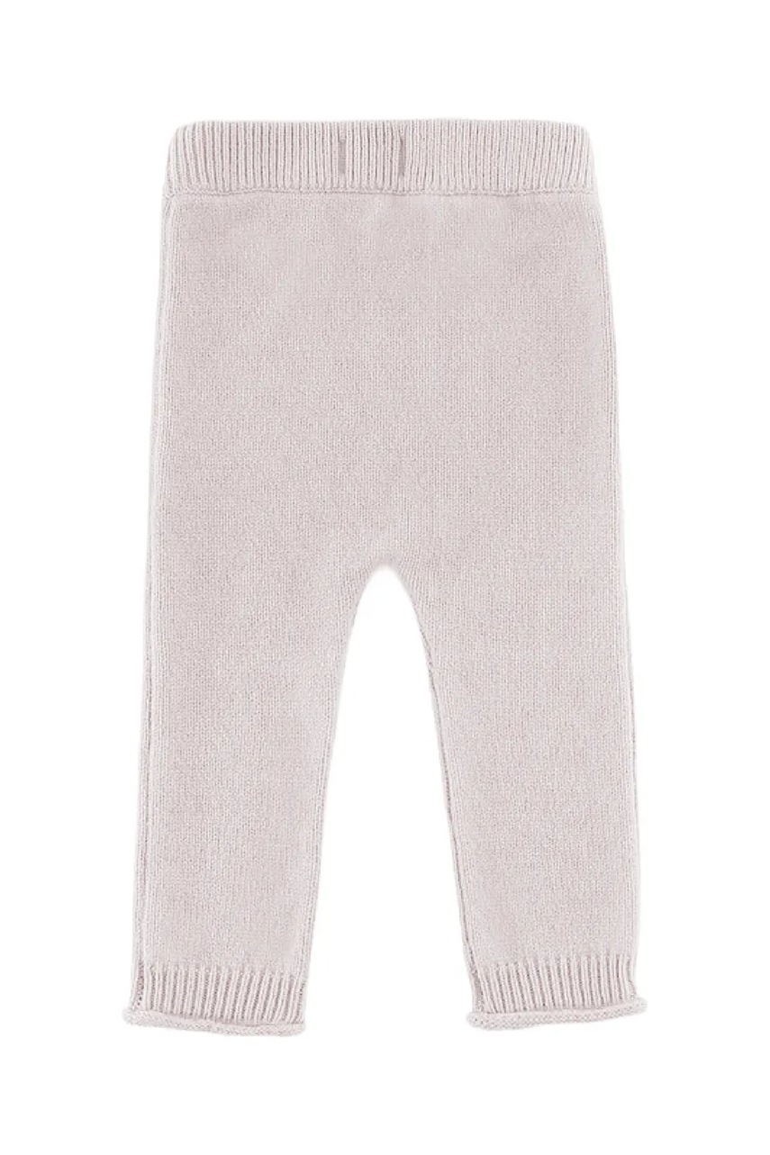 Вовняні легінси для немовлят Donsje Trig Merino Wool Trousers колір рожевий однотонні 3034800