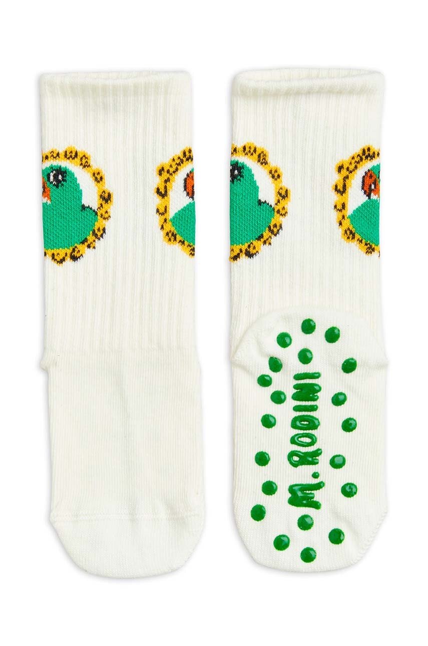 Детские носки Mini Rodini Parrot цвет белый в Житомире Детские носки Mini Rodini Parrot цвет белый в Житомире