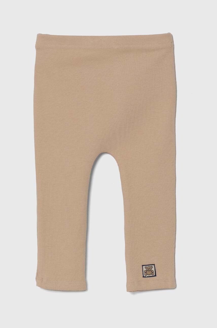 Jamiks leggins bebe JOERI culoarea bej, neted, JZH014