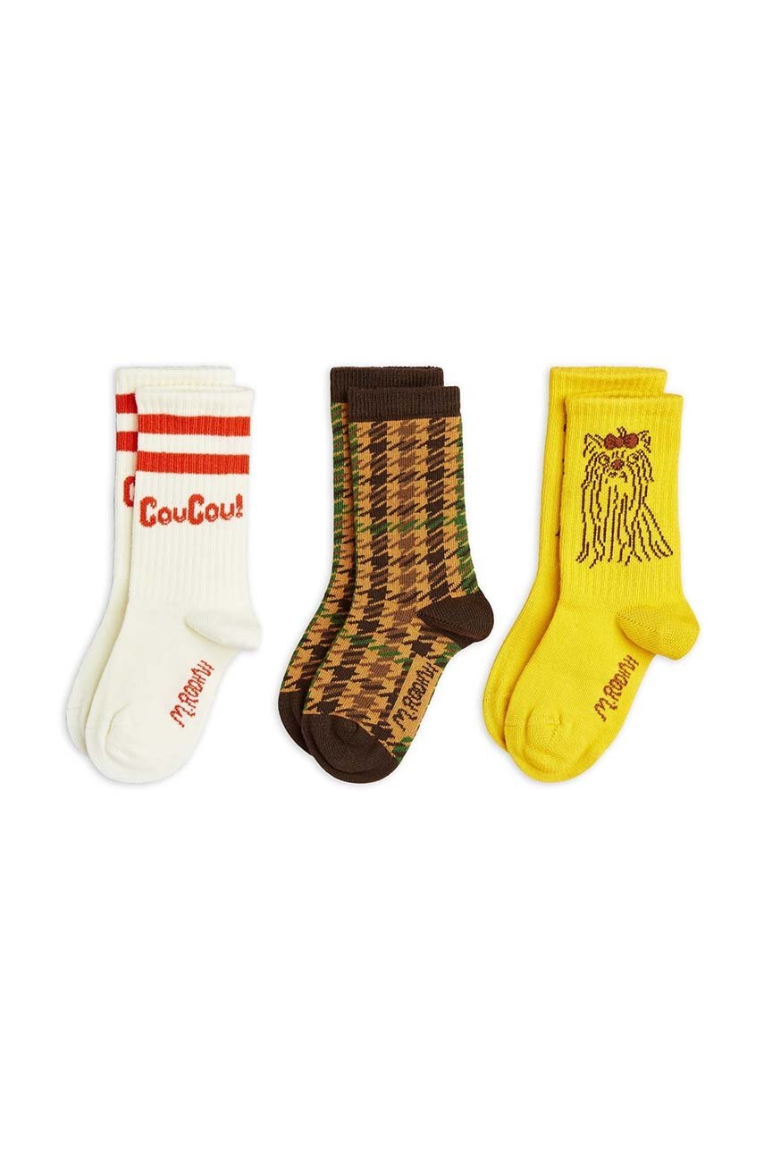 

Детски чорапи Mini Rodini Coucou (3 чифта) 2476011400, Многоцветен