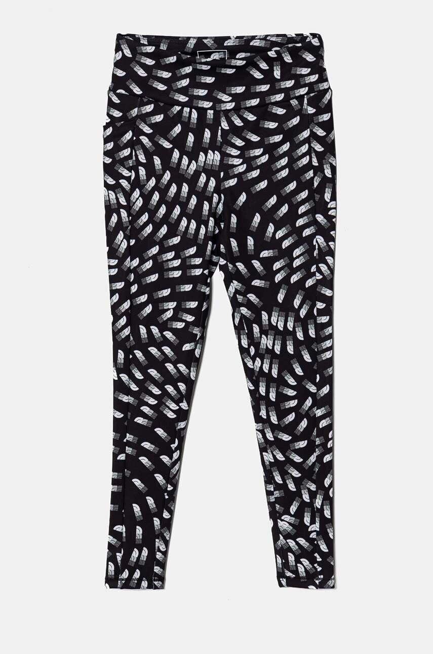 The North Face leggins copii NEVER STOP TIGHT culoarea negru, modelator, NF0A86XV4EI1