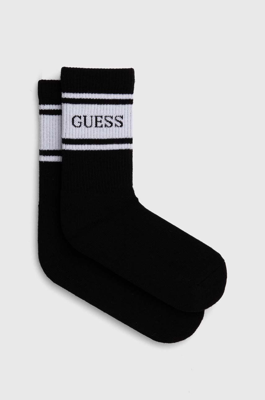 Detské ponožky Guess čierna farba, H4YZ12 ZZ00I